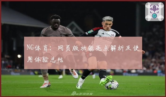 NG体育：网页版功能亮点解析及使用体验总结